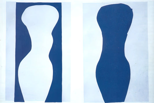 The Lasting Legacy of Matisse Artwork: Color, Form, and Modernist Mastery - WHITE TORSO AND BLUE TORSO 1944 by Henri Matisse