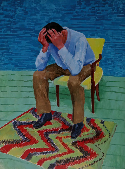 The Legacy of the David Hockney 90m Painting: A Deep Dive into Portrait of an Artist (Pool with Two Figures) - David Hockney by David Hockney