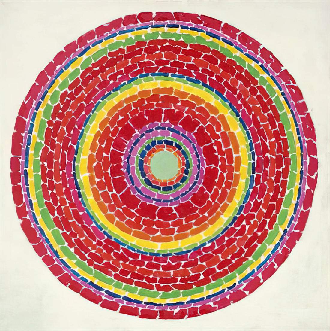 The Luminous Legacy of Alma Woodsey Thomas: Exploring Her Iconic Art - SPRINGTIME IN WASHINGTON 1971 by Alma Woodsey Thomas