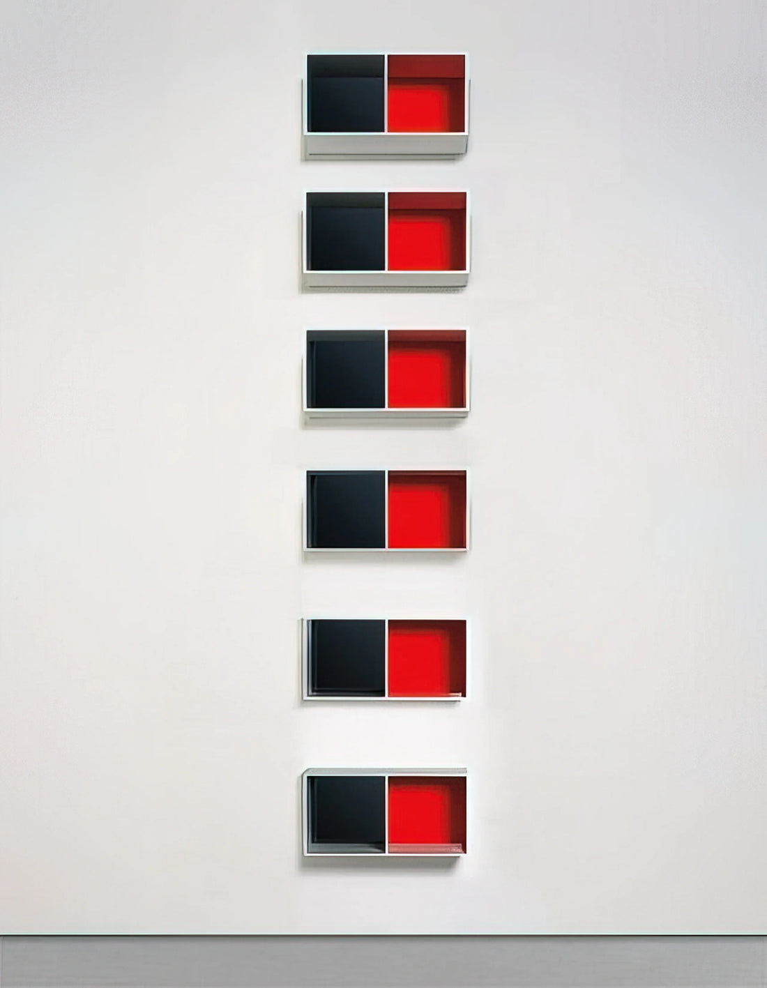 The Luminous Logic of Donald Judd: Exploring His Masterful Use of Plexiglas - Untitled Menziken 88-16 - 1988 by Donald Judd