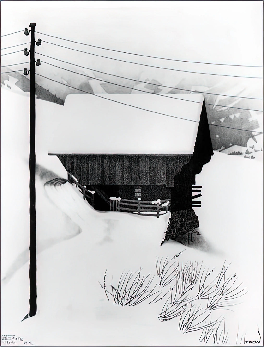 The Mathematical Art of MC Escher: A Journey Through Impossible Worlds - SNOW by MC Escher