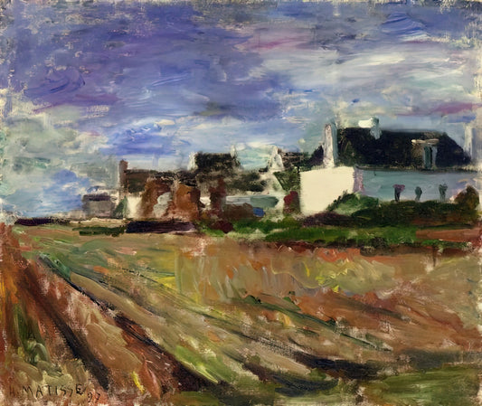 The Matisse Art Institute: A Legacy of Color, Form, and Modernist Innovation - FARMS IN BRITTANY BELLE ILE 1897 by Henri Matisse
