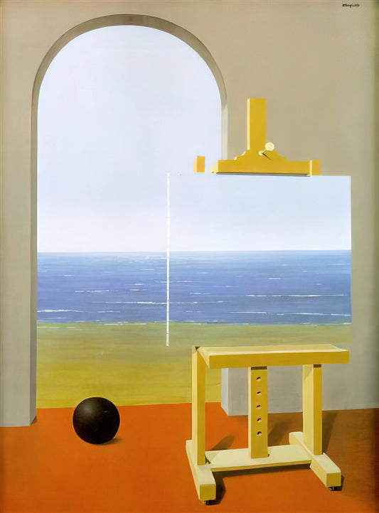 The Most Famous René Magritte Paintings: A Curator's Guide to His Iconic Surrealist Masterpieces - THE HUMAN CONDITION 1935 by Rene Magritte