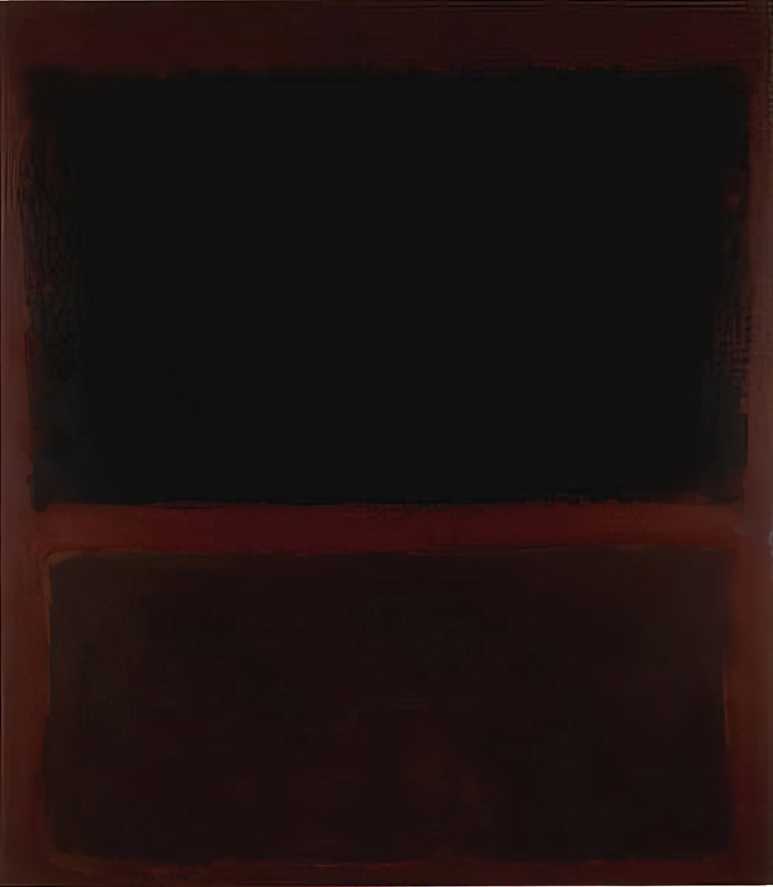 The Most Famous Rothko Painting: A Curator's Guide to Mark Rothko's Iconic Works - Black on Dark Sienna on Purple - 1960 by Mark Rothko