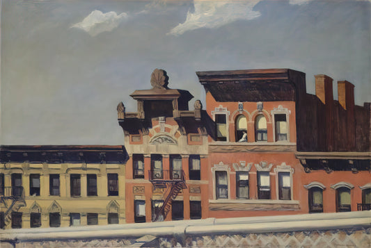 The Nighthawks Original Painting by Edward Hopper: An Icon of American Solitude - From Williamsburg Bridge by Edward Hopper