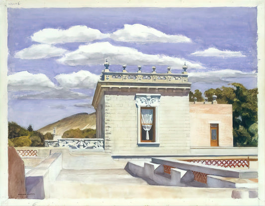The Nighthawks Painting Style: Edward Hopper's Mastery of American Realism and Urban Isolation - Saltillo Mansion by Edward Hopper