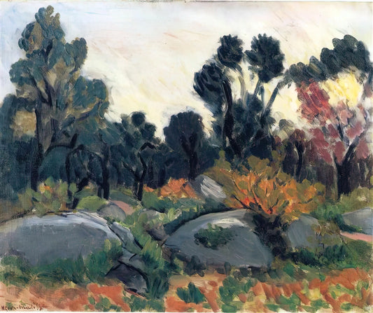 The Plain Tree Matisse Print: A Masterpiece of Modernist Simplicity - LANDSCAPE 3 by Henri Matisse