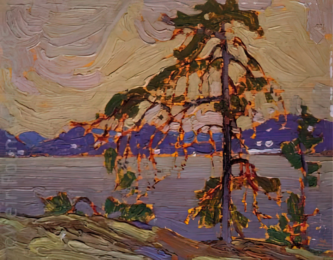 The Pool Tom Thomson Art Print: A Masterpiece of Canadian Wilderness Painting - SKETCH FOR THE JACK PINE 1916 by Tom Thomson