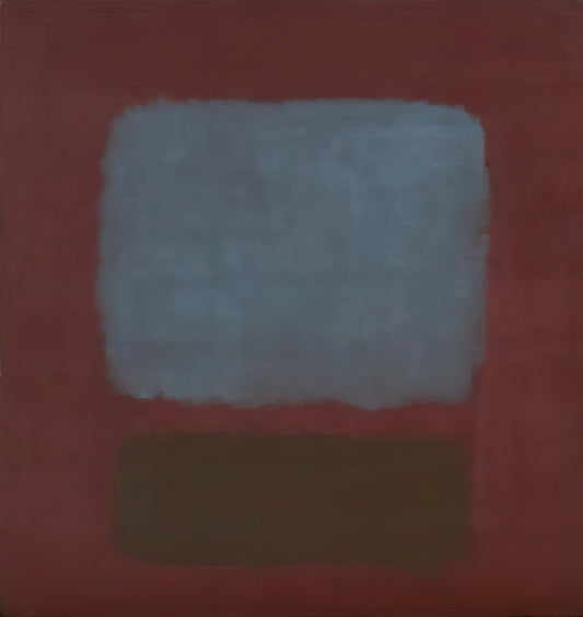 The Profound Intent of Mark Rothko: Unpacking the Seagram Murals - No. 37No. 19 Slate Blue and Brown on Plum - 1958 by Mark Rothko
