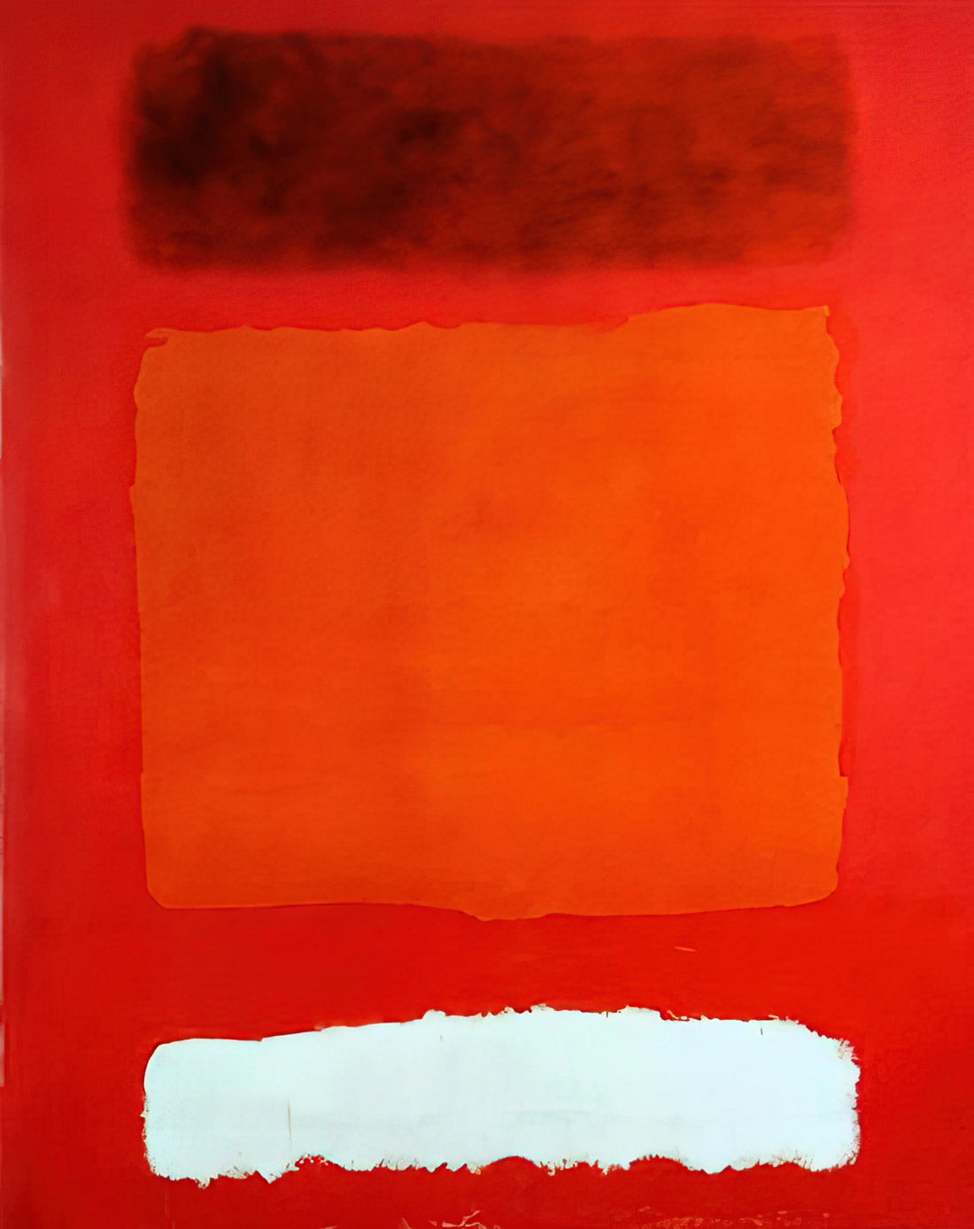 The Profound Legacy of Rothko Art: A Curatorial Guide to Color Field Masterpieces - Red, White, and Brown - 1957 by Mark Rothko