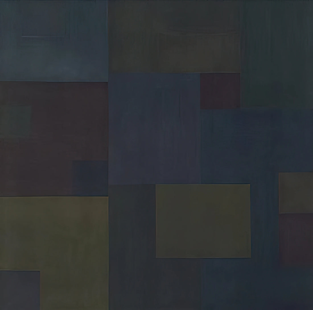 The Radical Silence of Ad Reinhardt: A Guide to Selecting a Framed Canvas Print - Number 17 - 1953 by Ad Reinhardt