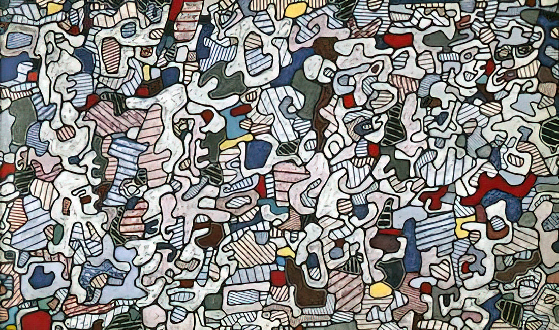 The Singular Vision of Artist Dubuffet: A Master of Art Brut - L HOURLOUPE 1966 by Jean Dubuffet