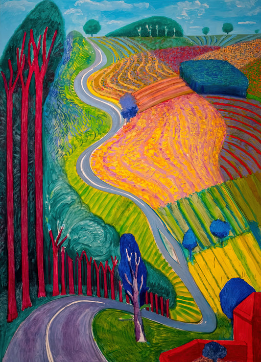 The Stark Minimalism of David Hockney’s Rapunzel Etchings: A Contemporary Folklore Analysis - David Hockney by David Hockney