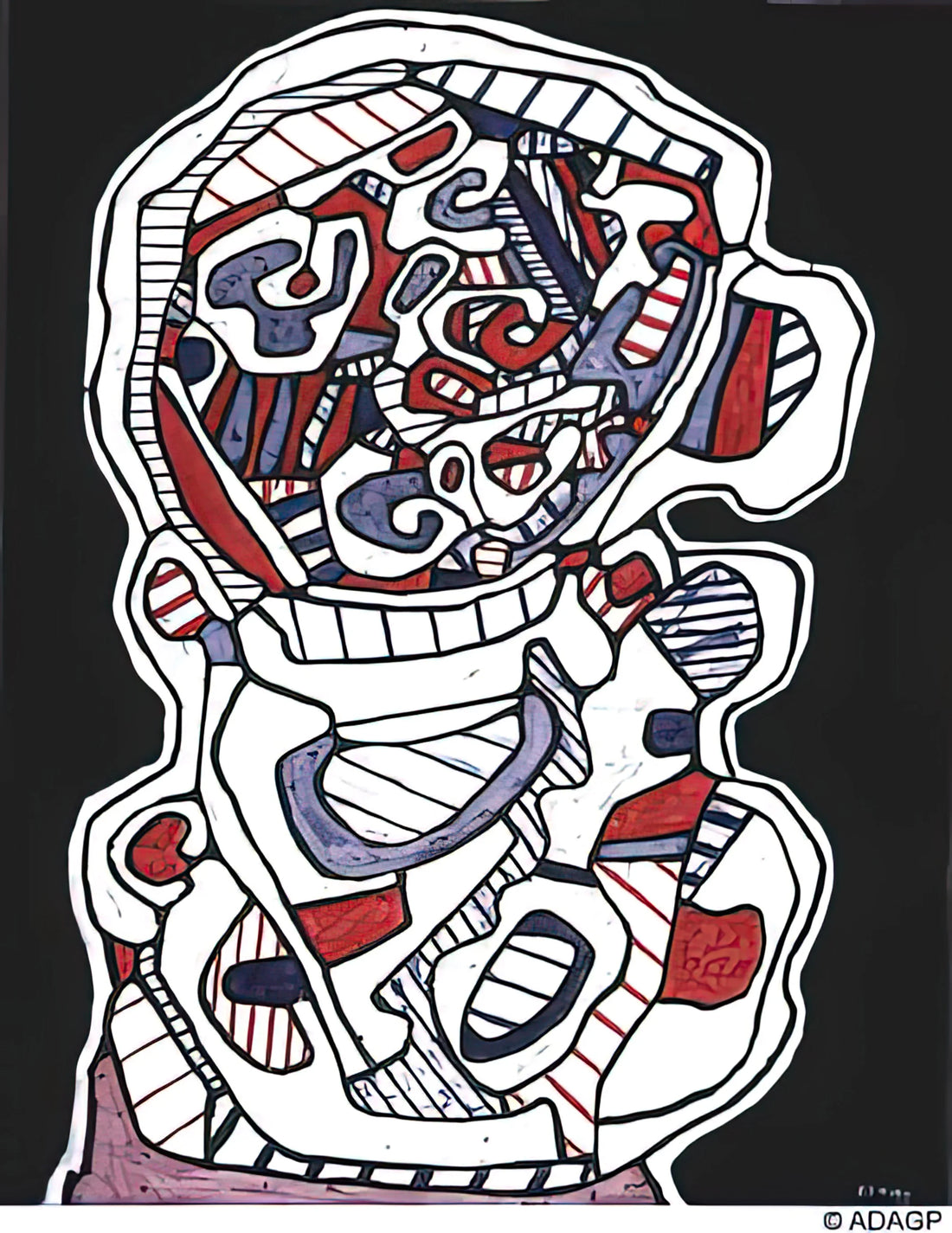 The Uncompromising Vision of Artist Jean Dubuffet: A Legacy of Art Brut - TEA VII by Jean Dubuffet