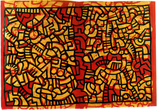 The Universal Language of Keith Haring Love: Art, Activism, and Empathy - UNTITLED 1979 by Keith Haring