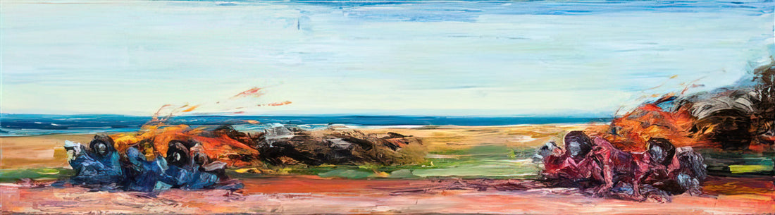 The Vibrant Legacy of Carlos Almaraz: Choosing the Perfect Framed Canvas Print - Car Crash Wipe Out on Pacific Coast Highway - 1984 by Carlos Almaraz