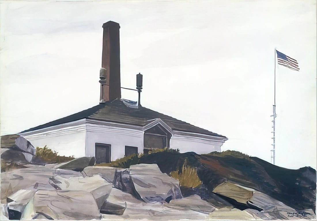 The Whitney Edward Hopper: A Legacy Etched in American Art - House of the Foghorn, I by Edward Hopper