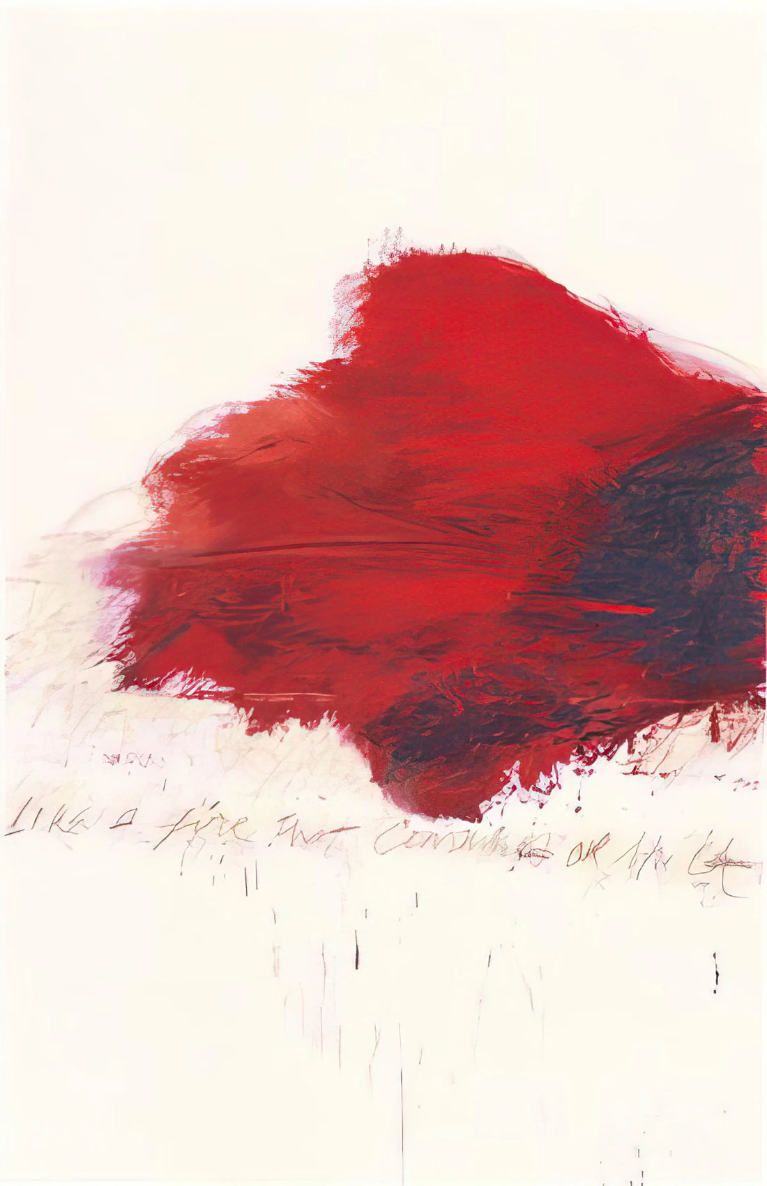The Writings on Cy Twombly: Deciphering the Poetic Script of a Modern Master - Fifty Days at Iliam. The Fire that Consumes All before It by Cy Twombly