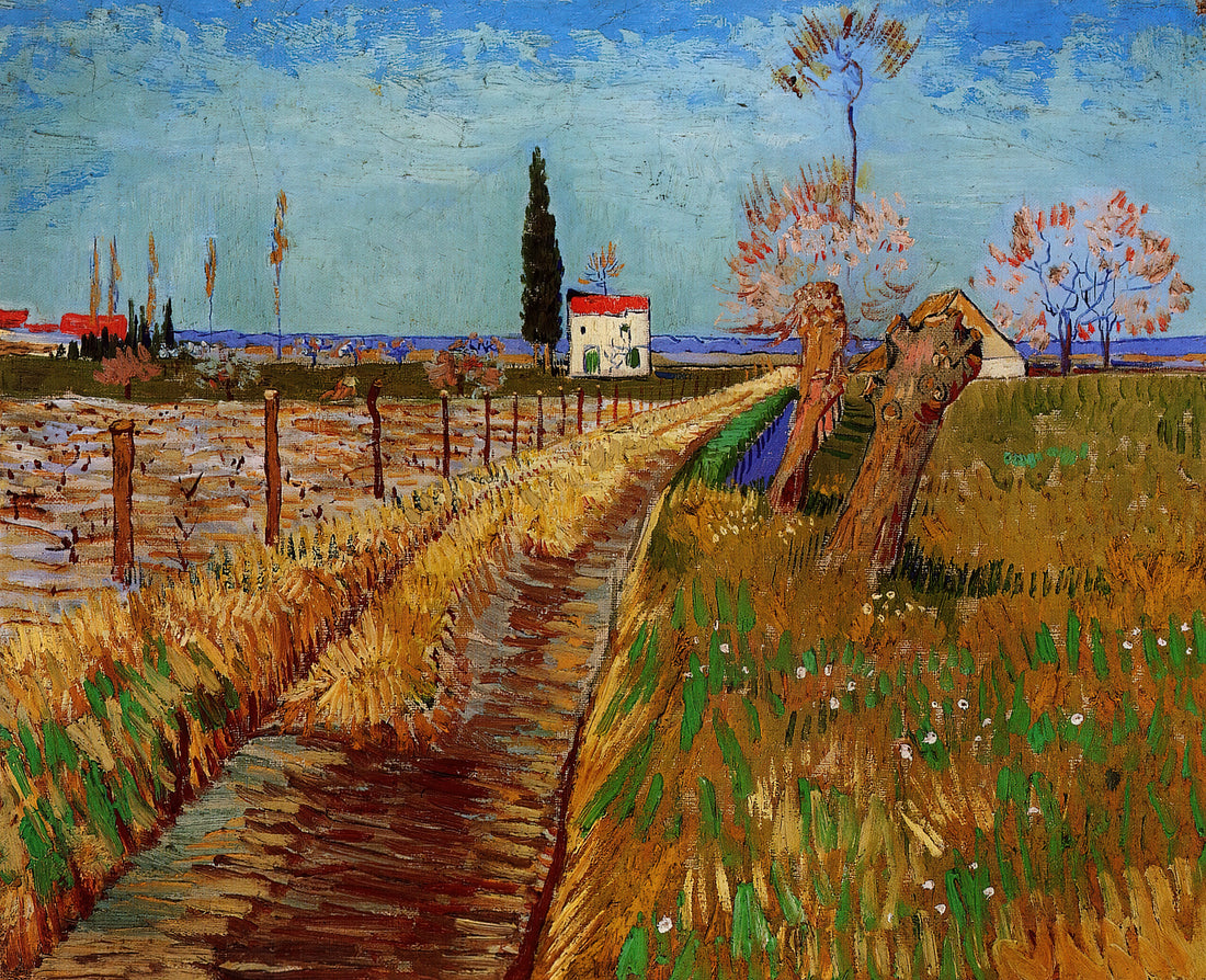 Theo and Vincent van Gogh: The Brotherly Bond That Shaped Art History - Path Through a Field with Willows by Vincent van Gogh