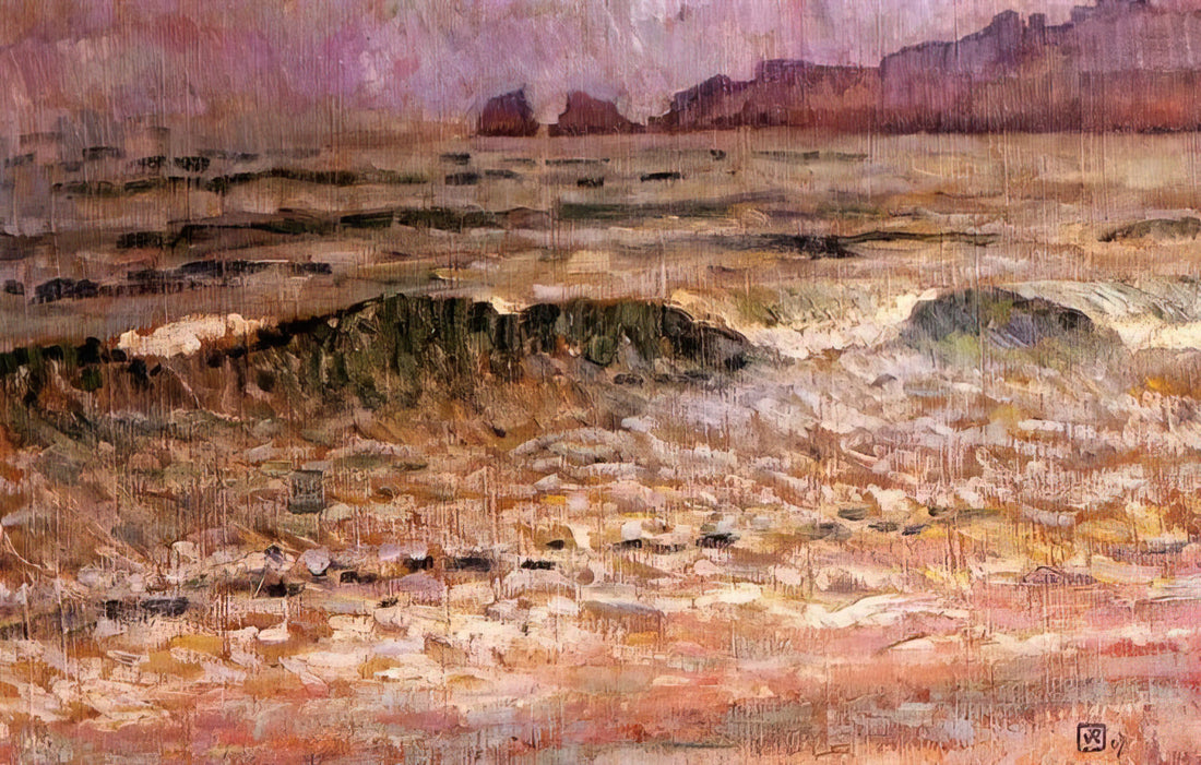 Théo van Rysselberghe Paintings: A Master of Belgian Neo-Impressionism - RAIN JERSEY 1907 by Theo van Rysselberghe