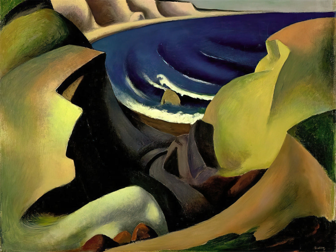 Thomas Hart Benton Posters: Capturing American Realism in Print - THE CLIFFS 1921 by Thomas Hart Benton