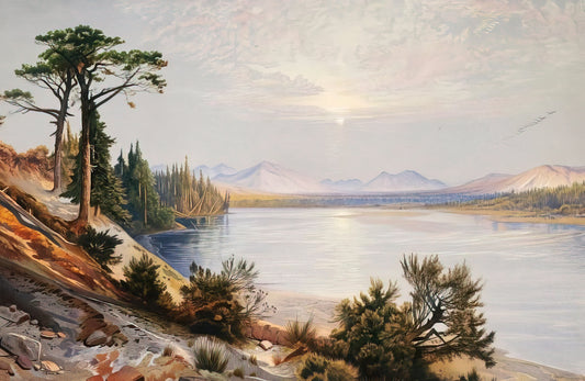 Thomas Moran Art Prints: Capturing the American Sublime - Head of Yellowstone River by Thomas Moran