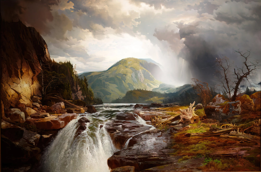 Thomas Moran Artwork: The Sublime Landscapes of an American Visionary - The Wilds of Lake Superior by Thomas Moran