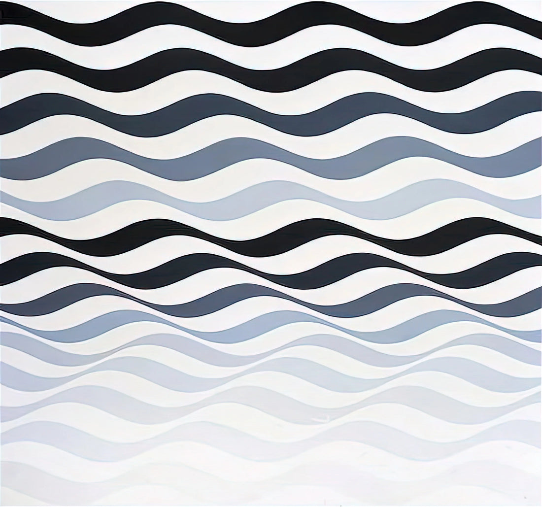 To a Summer's Day by Bridget Riley: The Op Art Masterpiece That Captures Light and Motion - ARREST 3 1965 by Bridget Riley