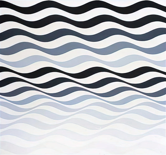 To a Summer's Day by Bridget Riley: The Op Art Masterpiece That Captures Light and Motion - ARREST 3 1965 by Bridget Riley