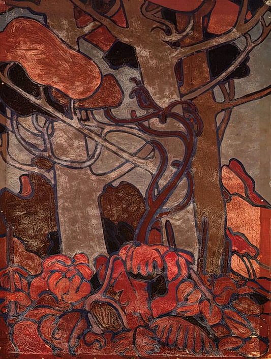 Tom Thomson Art Prints: Capturing the Canadian Wilderness in Museum-Quality Reproductions - FOREST UNDERGROWTH I 1916 by Tom Thomson