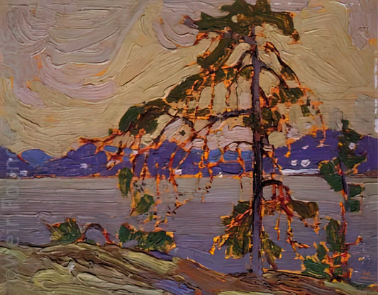 Tom Thomson Framed Prints for Sale: Curating the Canadian Wilderness - SKETCH FOR THE JACK PINE 1916 by Tom Thomson