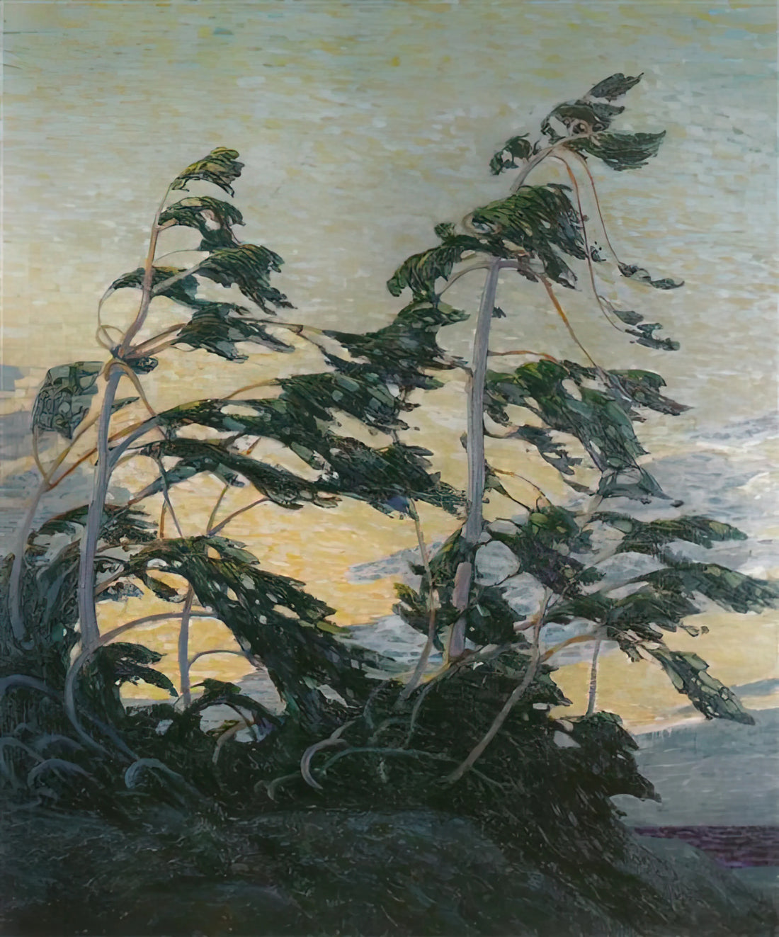 Tom Thomson Posters: Capturing the Wild Spirit of Canadian Art - PINE ISLAND GEORGIAN BAY 1916 by Tom Thomson