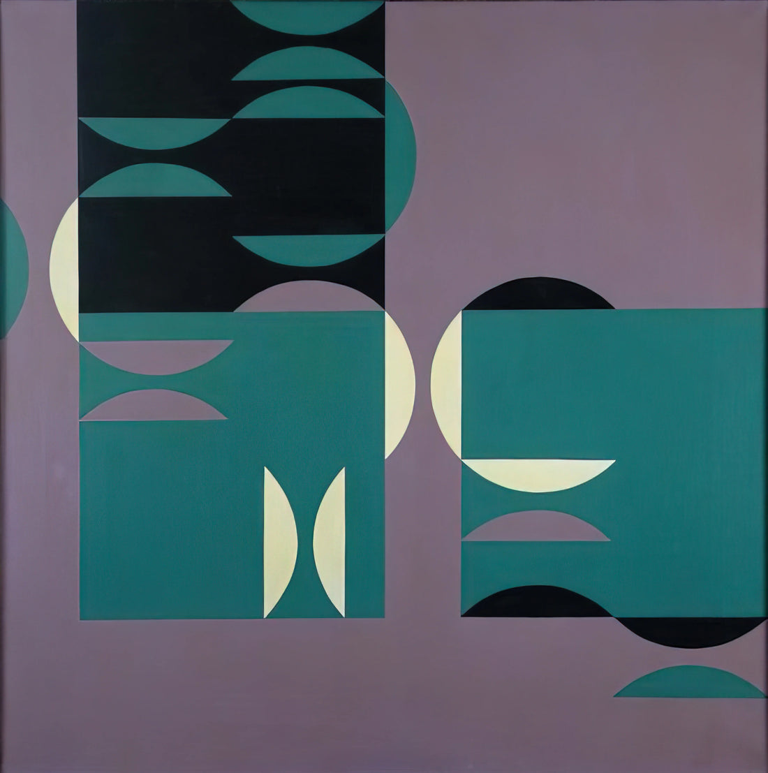 Tomás Maldonado: The Visionary Canvas of Rationalism and Design - 4 temas circulares - 1953 by Tomas Maldonado