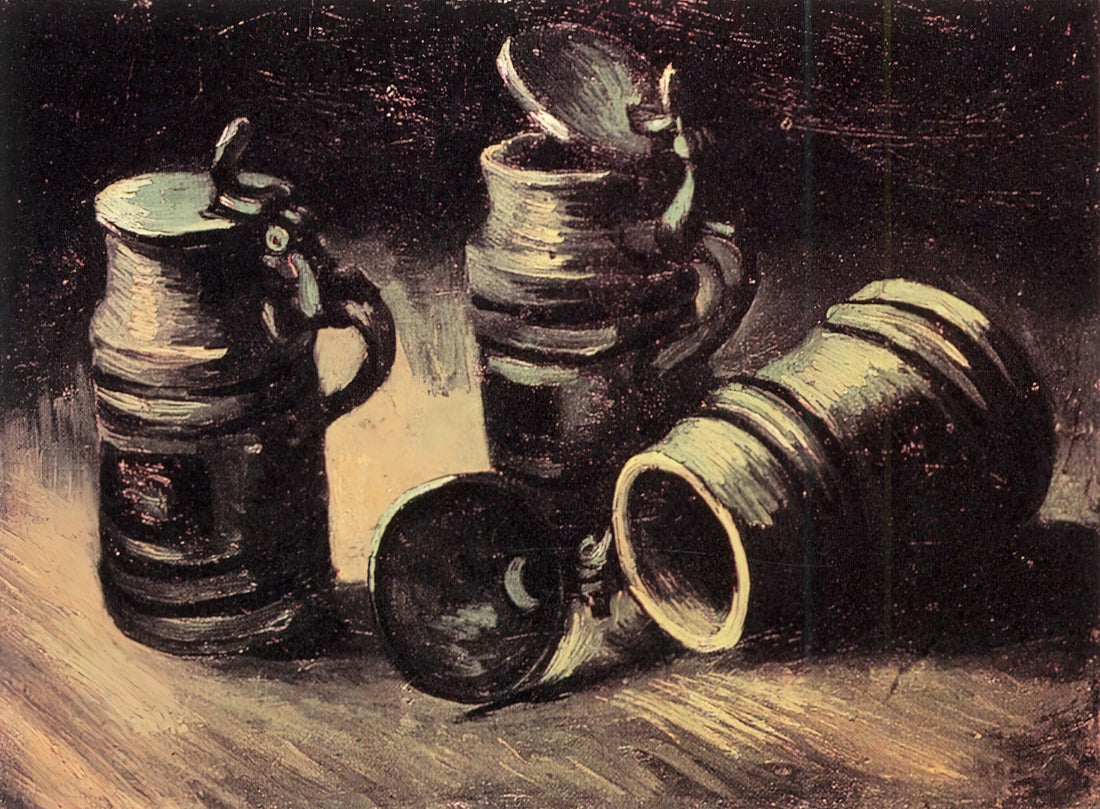 Tree Roots by Vincent van Gogh: A Profound Final Statement in Art Print Form - Beer Tankards by Vincent van Gogh