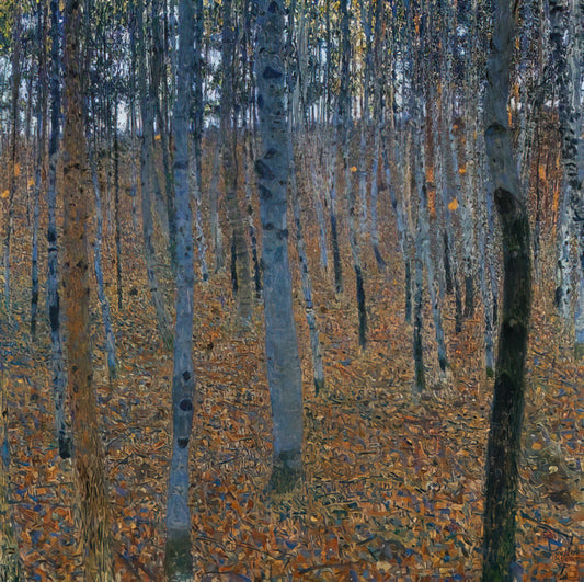 Tree of Life Klimt Canvas: Decoding Gustav Klimt's Symbolic Masterpiece - BEECH GROVE I by Gustav Klimt