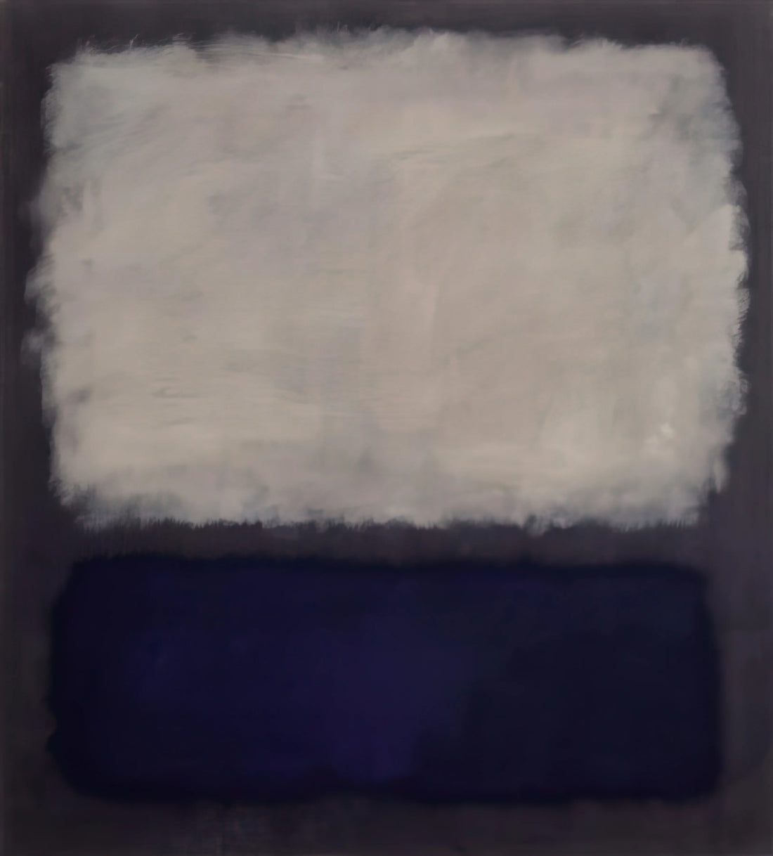 Understanding Mark Rothko Paintings Price: A Collector's Guide to Value and Investment - Blue and gray - 1962 by Mark Rothko