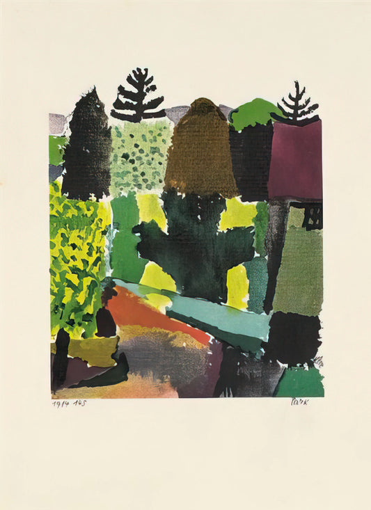 Unpacking Paul Klee Harmony: The Orchestration of Color, Line, and Form - PARK 1920 by Paul Klee