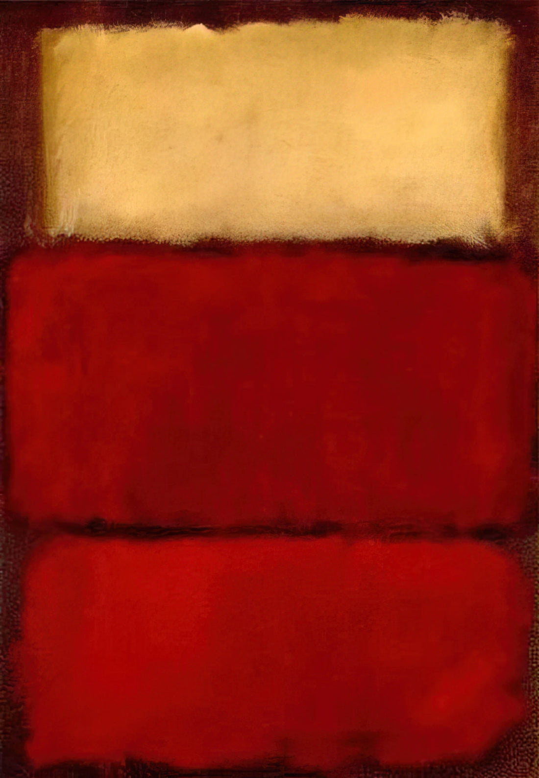 Untitled (1952) by Mark Rothko: A Portal to the Sublime - Red - 1964 by Mark Rothko