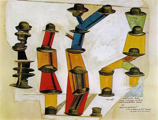 Unveiling the Enigma: A Deep Dive into Antipope Max Ernst - The hat makes the man by Max Ernst