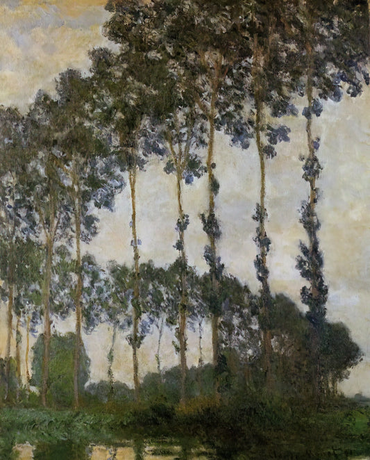Unveiling the Light: Exploring Claude Monet's Impressionism Paintings - Poplars at Giverny by claude monet