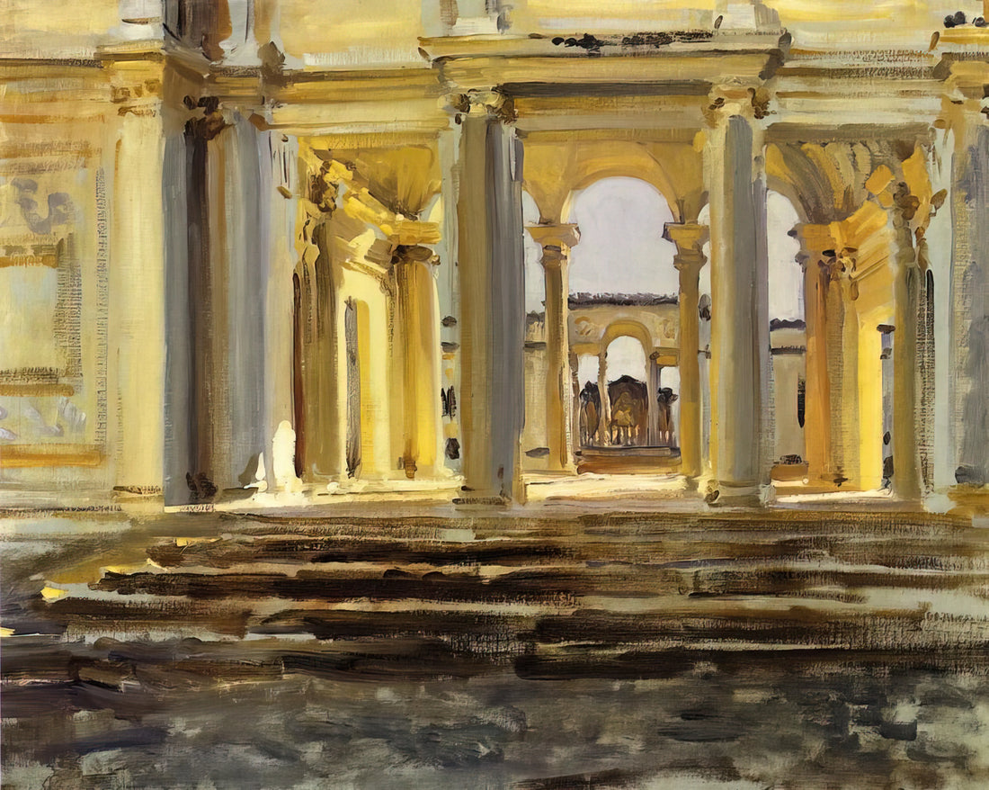 Unveiling the Masterpieces: John Singer Sargent Paintings at the Metropolitan Museum - Villa Papa Giulla by John Singer Sargent