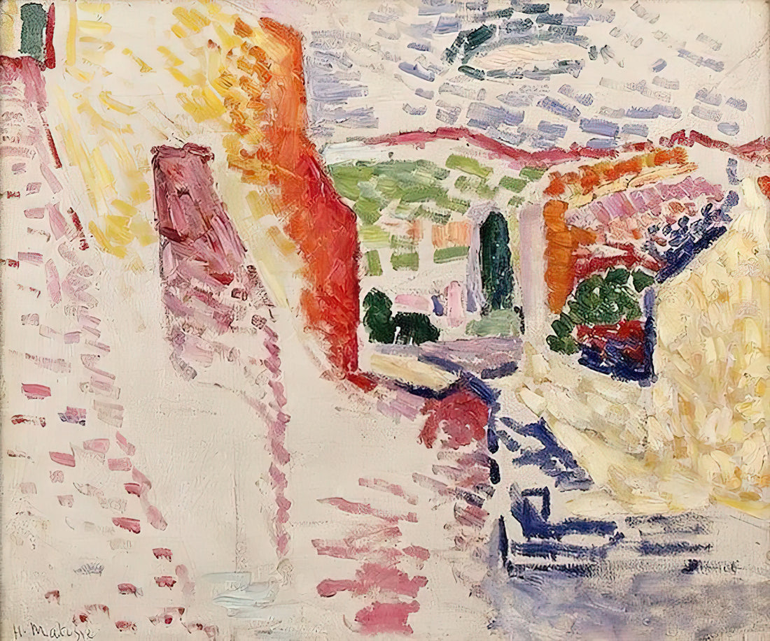 Unveiling the Serenity: The Enduring Charm of Matisse's 'Snow Flowers' - SUN STREET 1905 by Henri Matisse