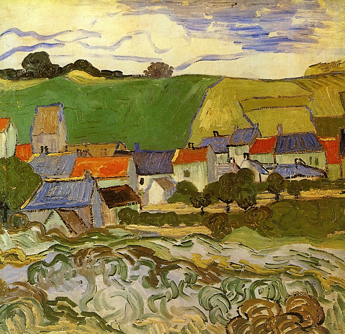 Van Gogh Beyond: The Enduring Legacy of a Tormented Genius - View of Auvers by Vincent van Gogh