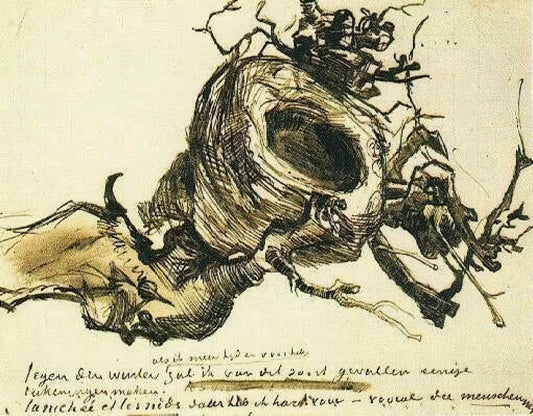 Van Gogh Famous Works: A Curated Exploration of the Artist's Most Iconic Paintings - Bird's Nest by Vincent van Gogh