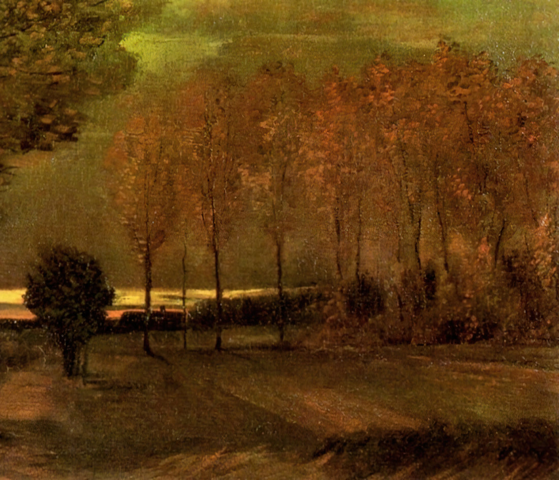 Van Gogh Framed Canvas: A Curator's Guide to Museum-Quality Prints - Autumn Landscape at Dusk by Vincent van Gogh