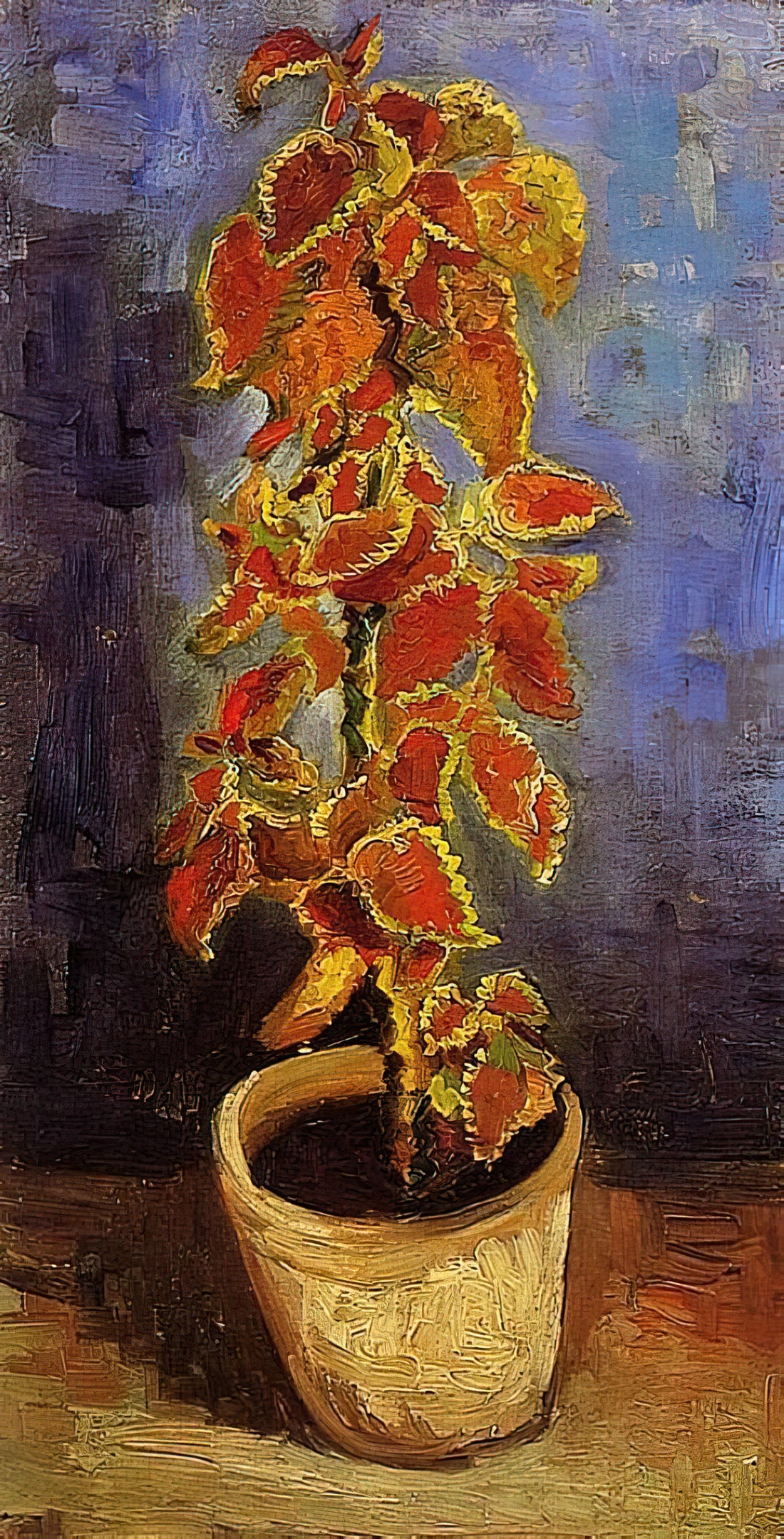 Van Gogh High Quality Prints: A Collector's Guide to Museum-Quality Reproductions - Coleus Plant in a Flowerpot by Vincent van Gogh
