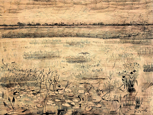 Van Gogh Lazarus: The Resurrection of a Masterpiece and Its Enduring Legacy - Marsh with Water Lillies by Vincent van Gogh