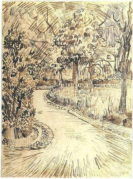 Van Gogh Painting Cost: A Comprehensive Guide to Prices, Value, and Investment - Public Garden with a Corner of the Yellow House by Vincent van Gogh