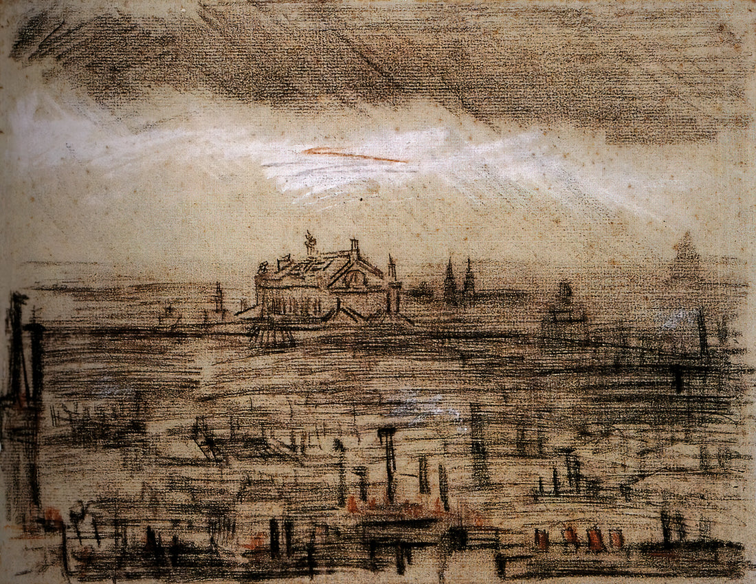 Van Gogh Paintings Ranked: A Curator's Guide to His Most Significant Works - A View of Paris with the Op by Vincent van Gogh
