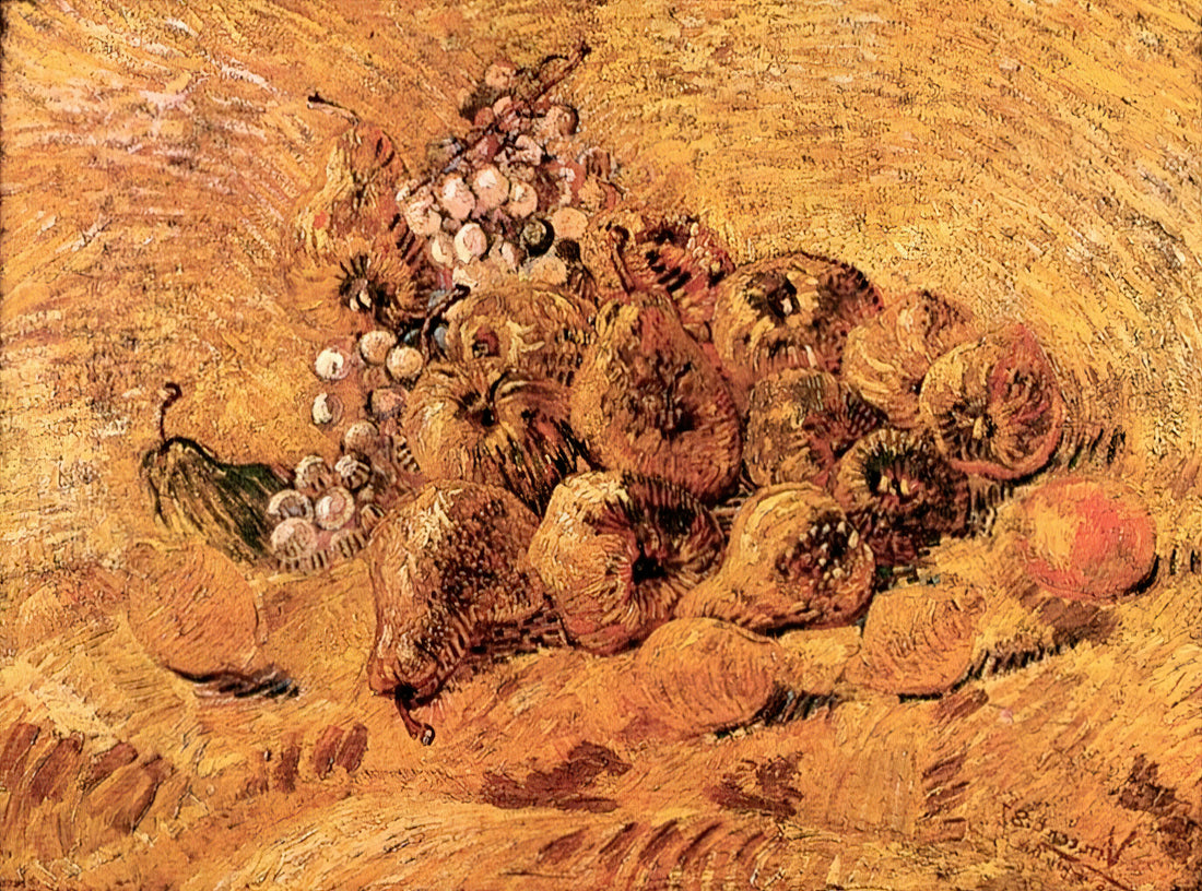 Van Gogh Reproductions: A Guide to Museum-Quality Art Prints for Collectors and Decorators - Still Life with Grapes, Pears and Lemons by Vincent van Gogh